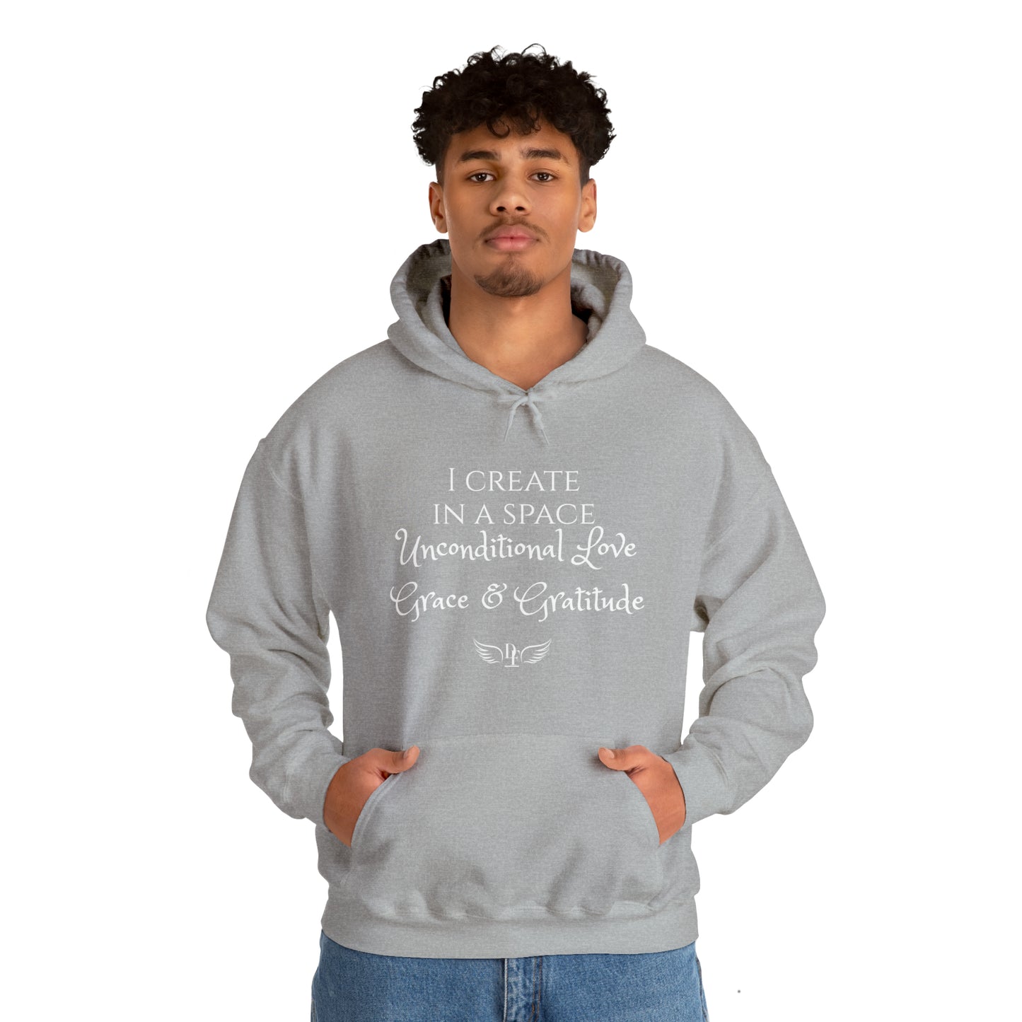 "I Create" Heavy Blend™ Hooded Sweatshirt