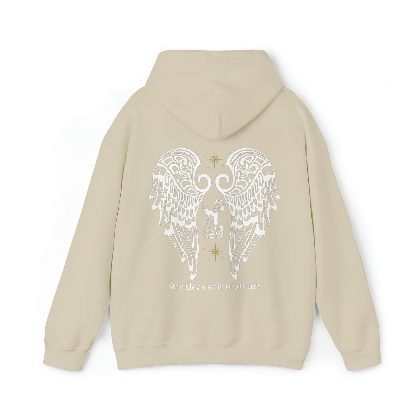 “Gratitude” Hooded Sweatshirt - “Tan”