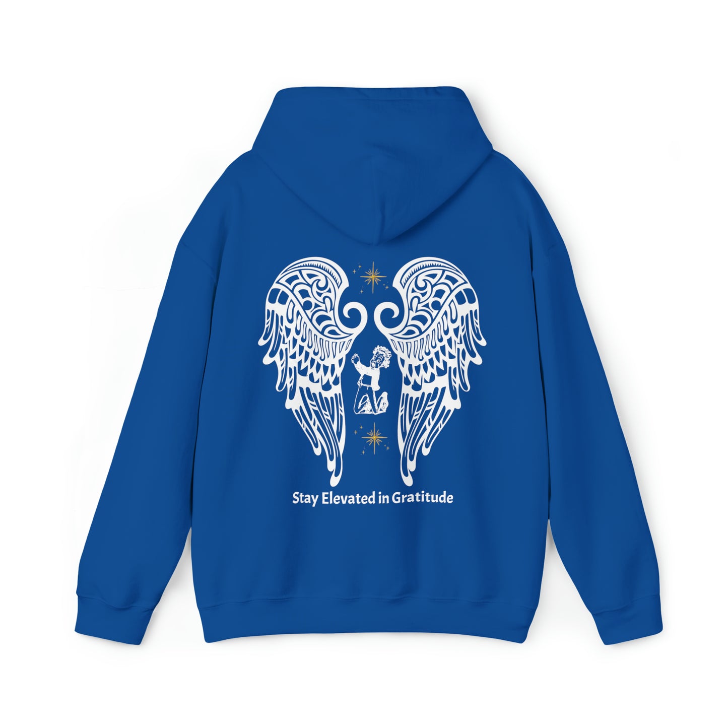 “Gratitude” Hooded Sweatshirt - “Blue”