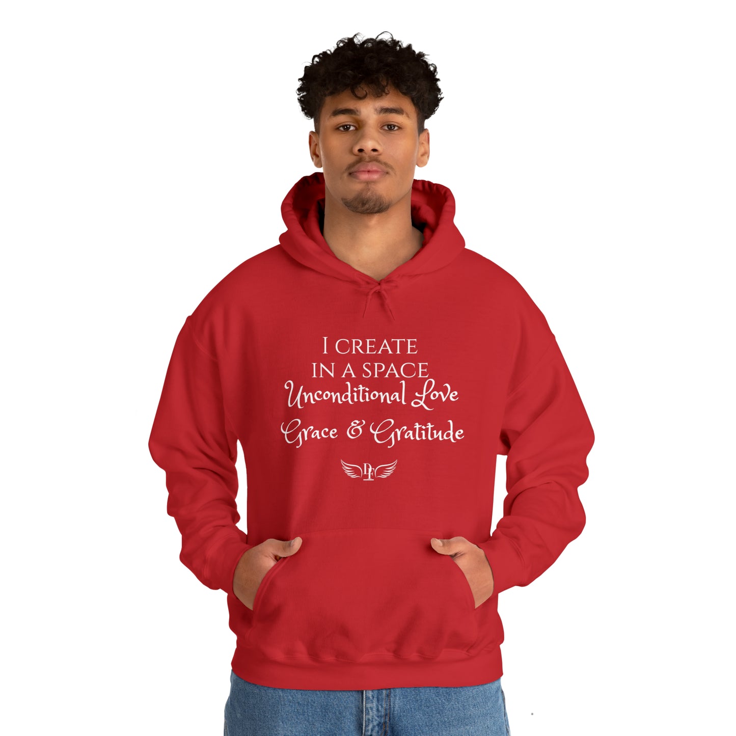 "I Create" Heavy Blend™ Hooded Sweatshirt