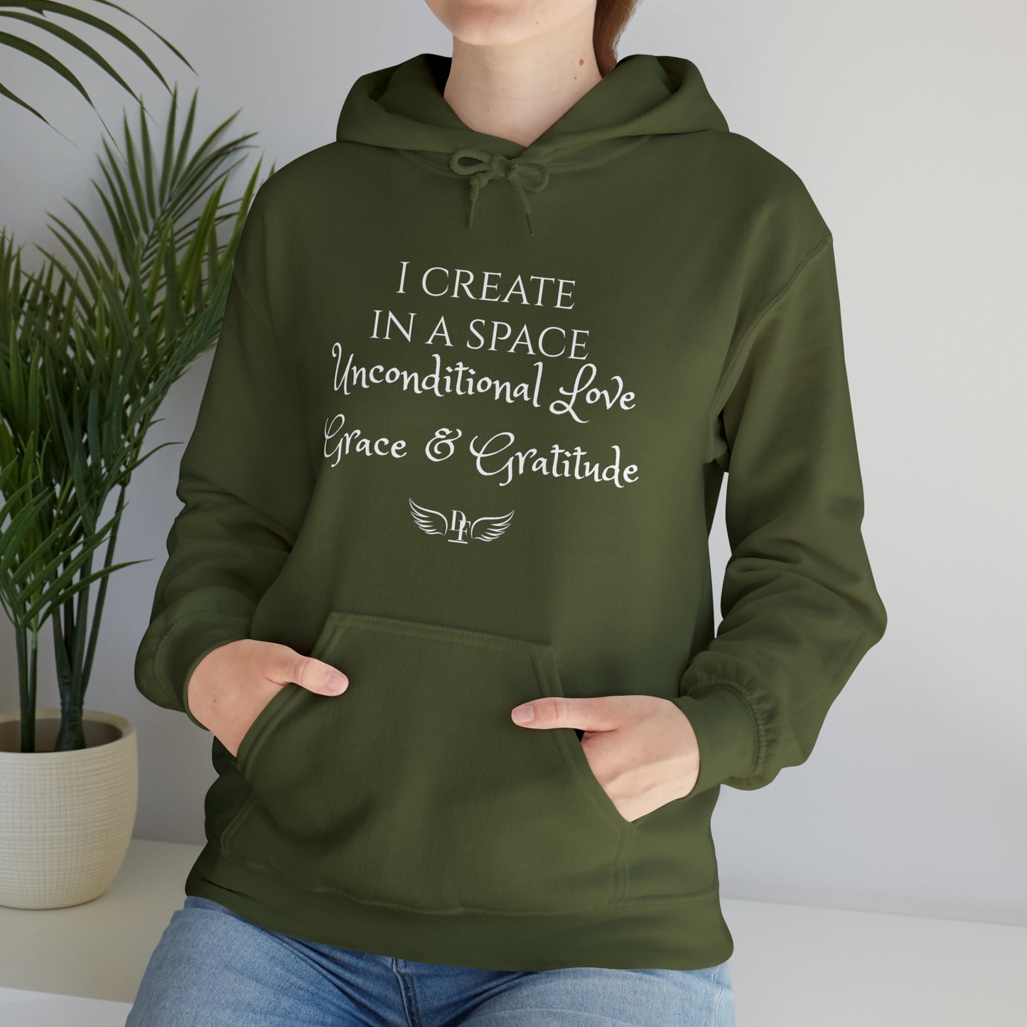 "I Create" Heavy Blend™ Hooded Sweatshirt