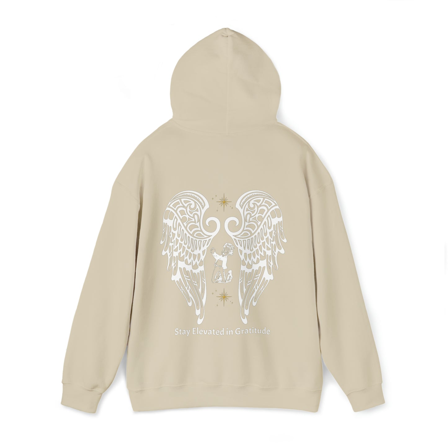 “Gratitude” Hooded Sweatshirt - “Tan”