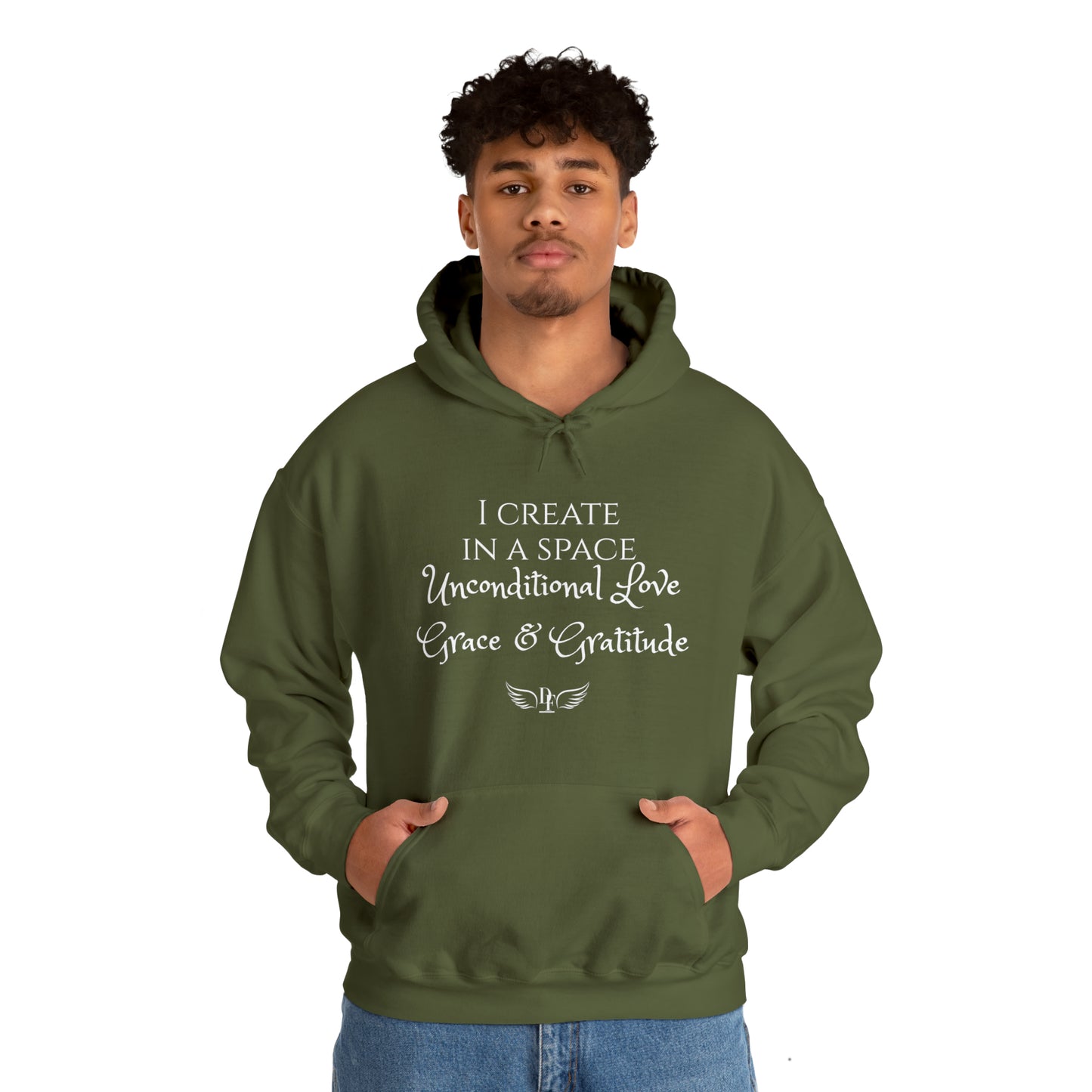 "I Create" Heavy Blend™ Hooded Sweatshirt