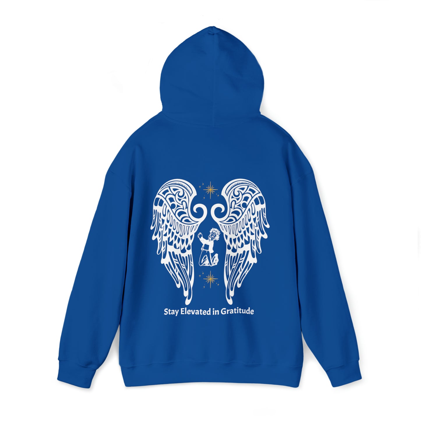 “Gratitude” Hooded Sweatshirt - “Blue”