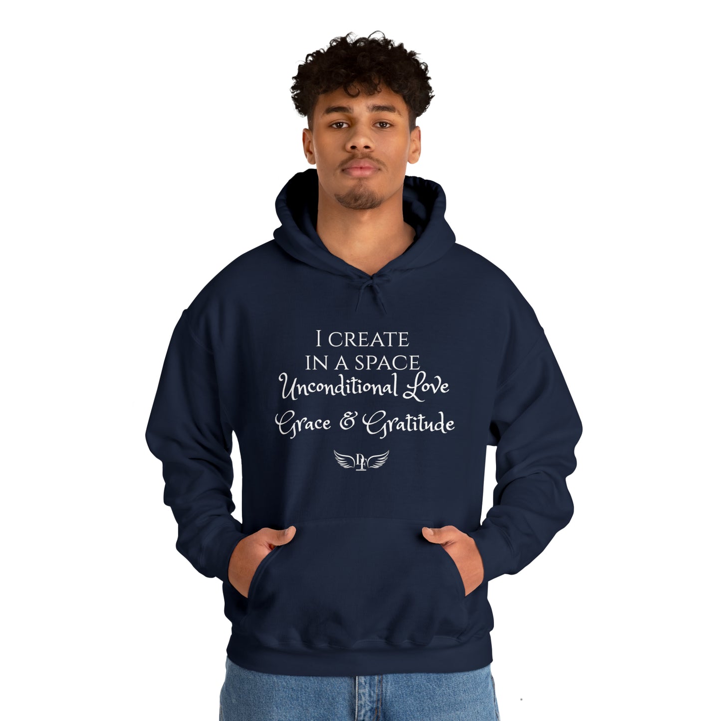 "I Create" Heavy Blend™ Hooded Sweatshirt