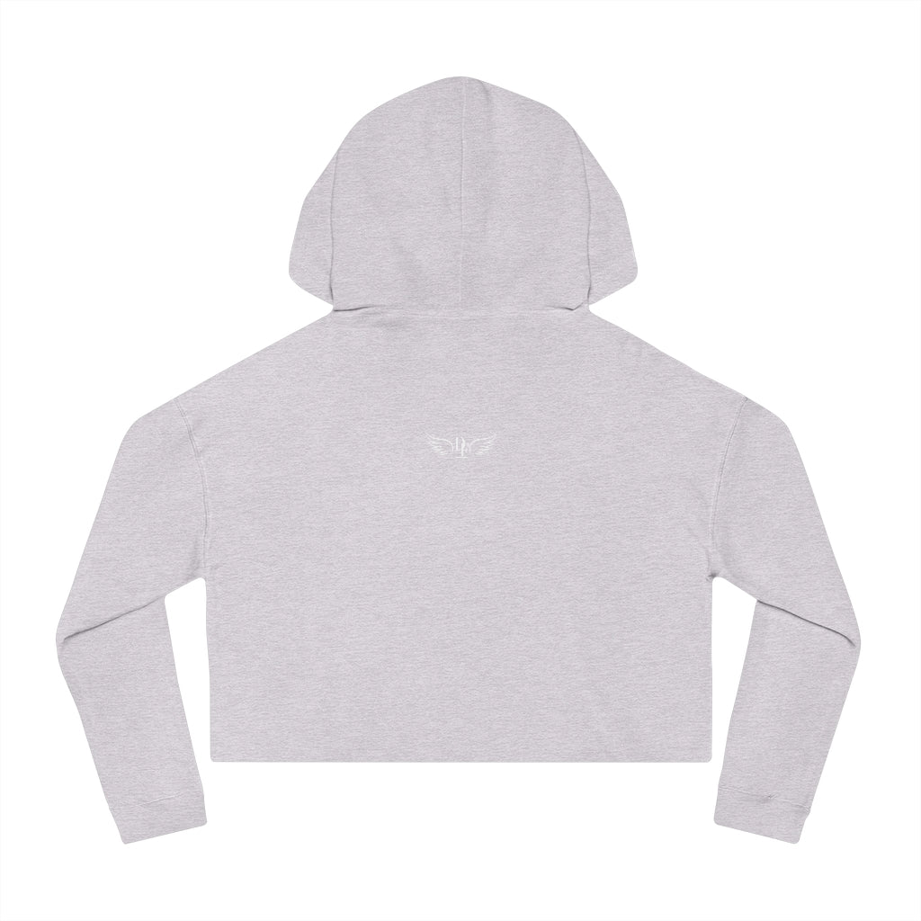 “Bee the Love” Grey Cropped Hoodie