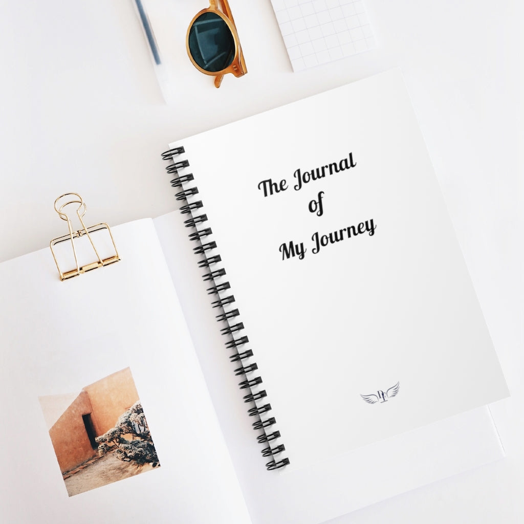 "My Journey" Notebook - White