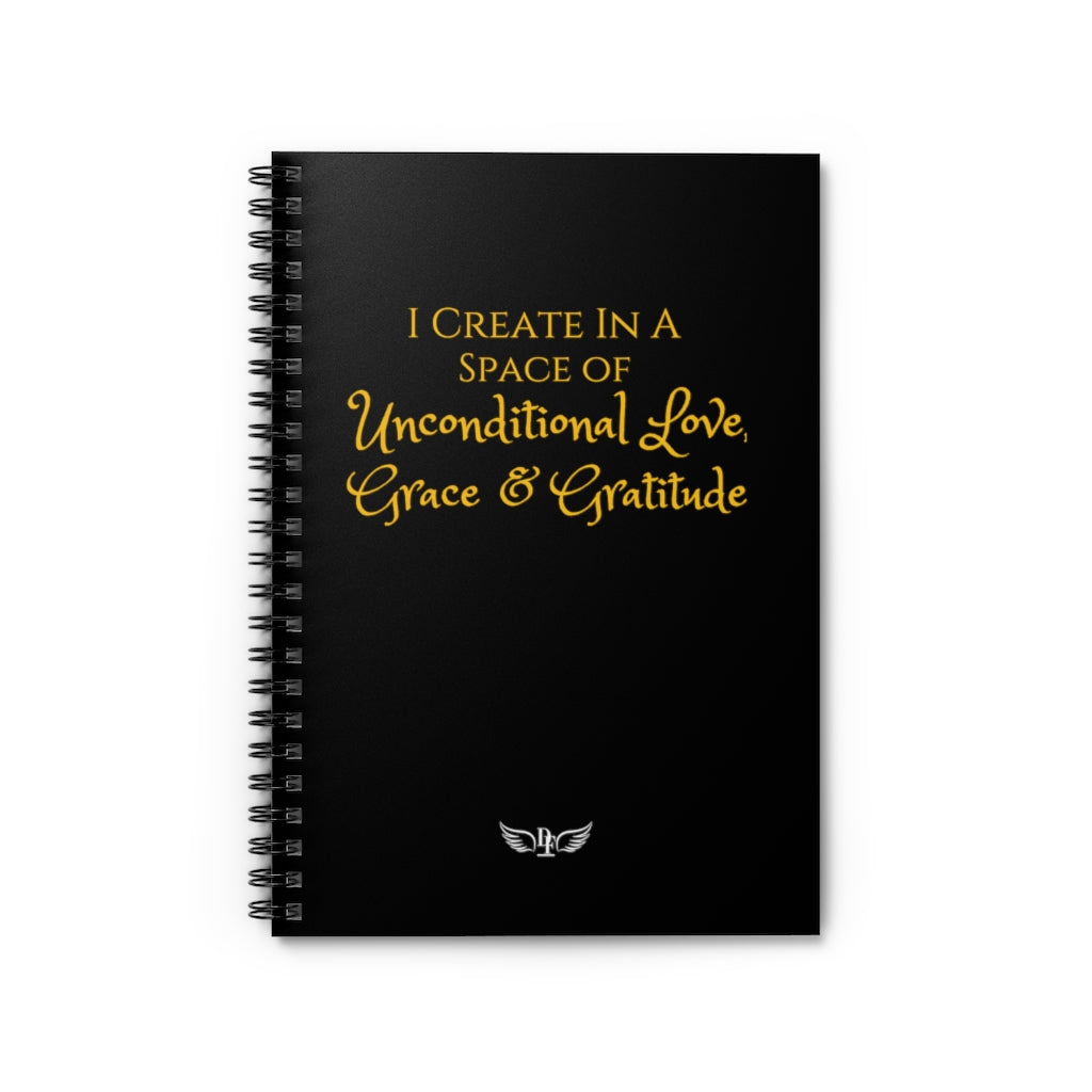 "Create Love" Notebook - Black