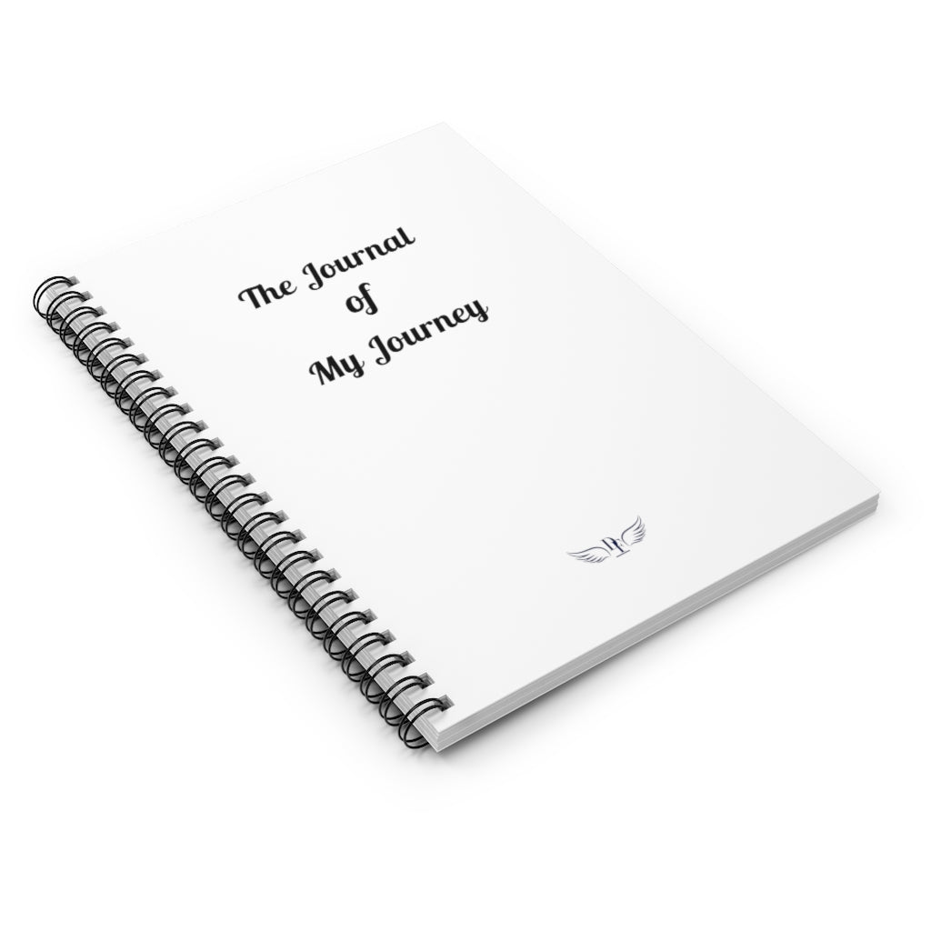 "My Journey" Notebook - White