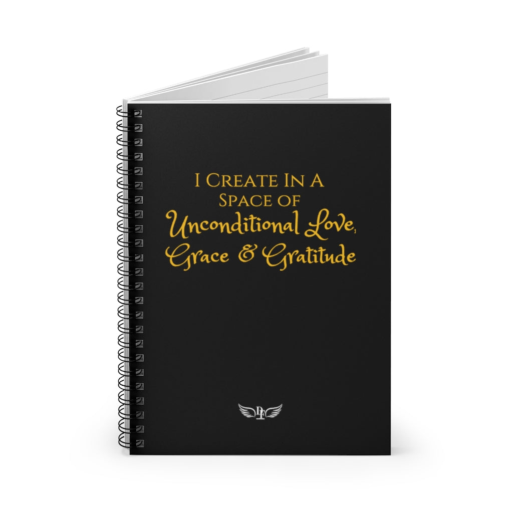 "Create Love" Notebook - Black