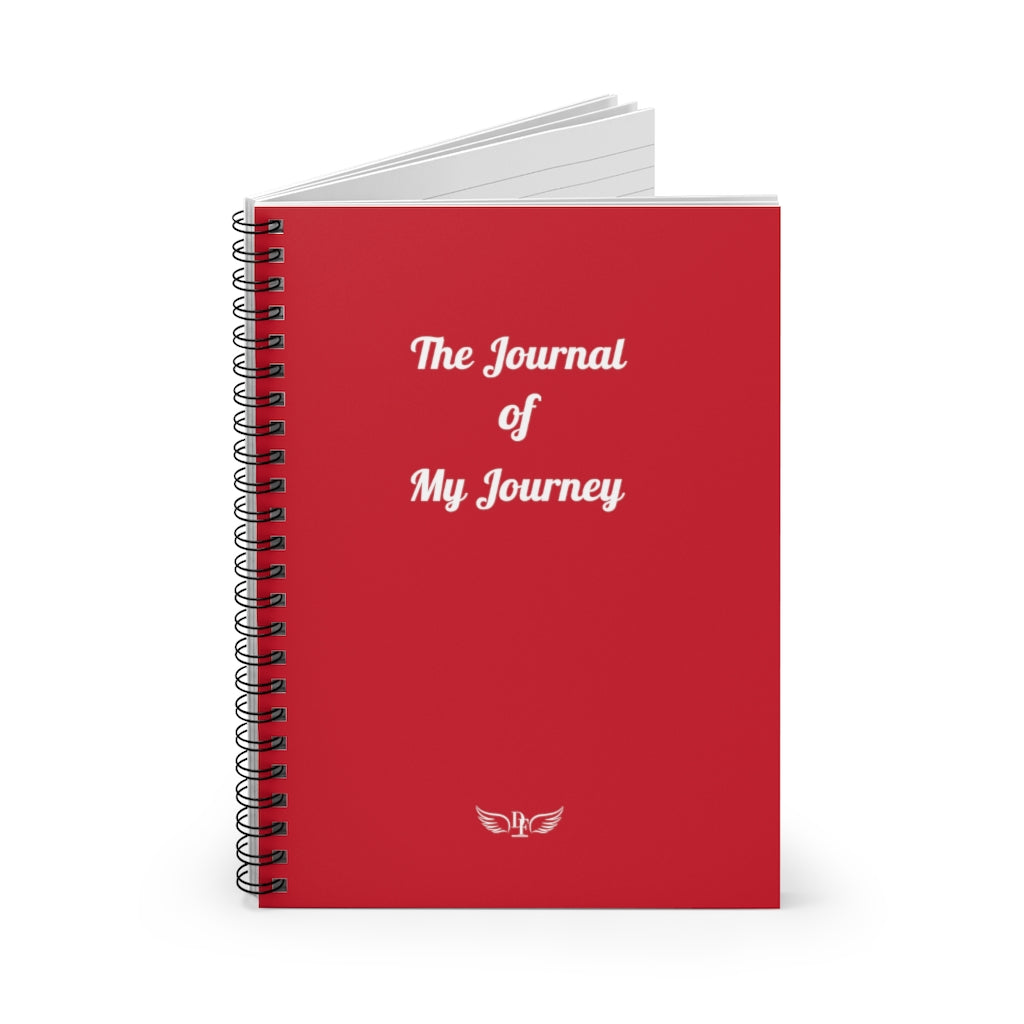 "My Journey" Notebook - Red