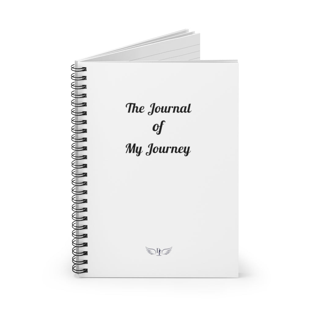 "My Journey" Notebook - White