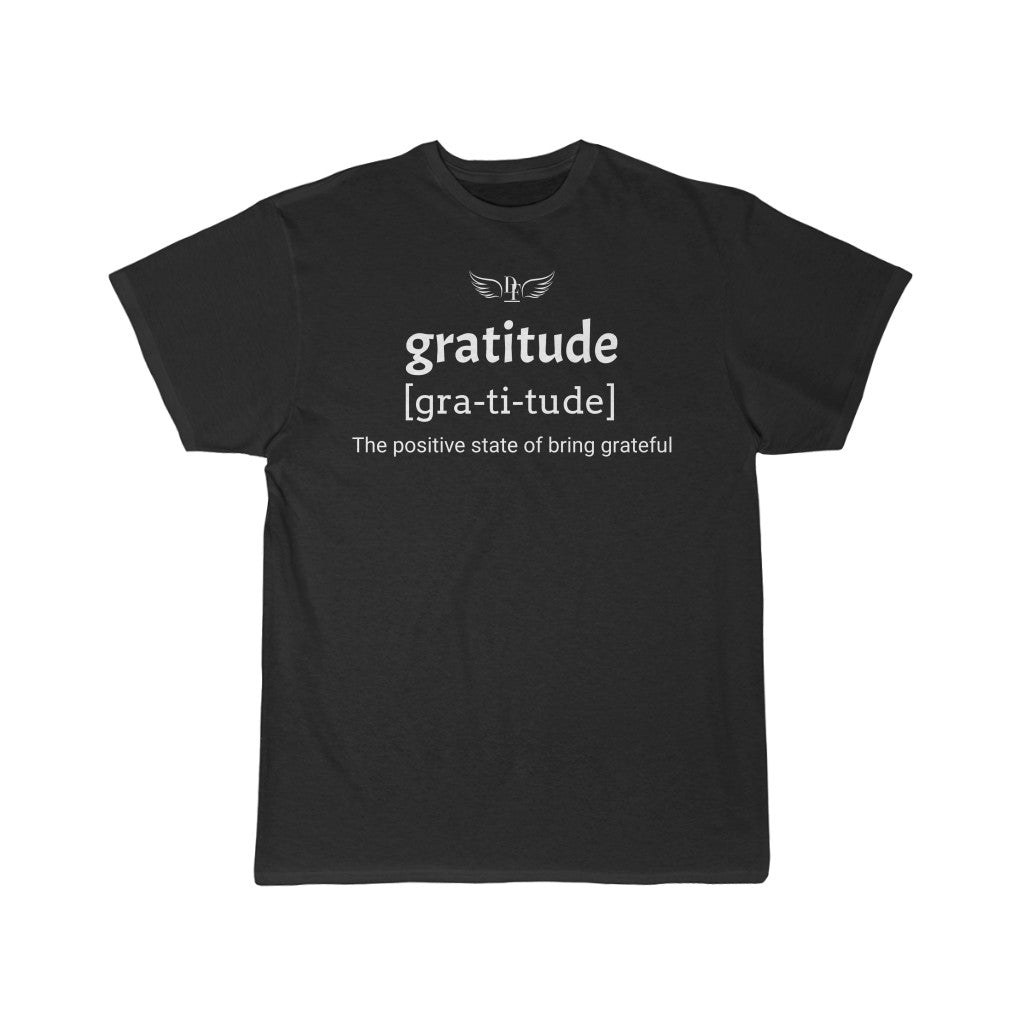 Men's “Gratitude” Short Sleeve Tee - “Black”