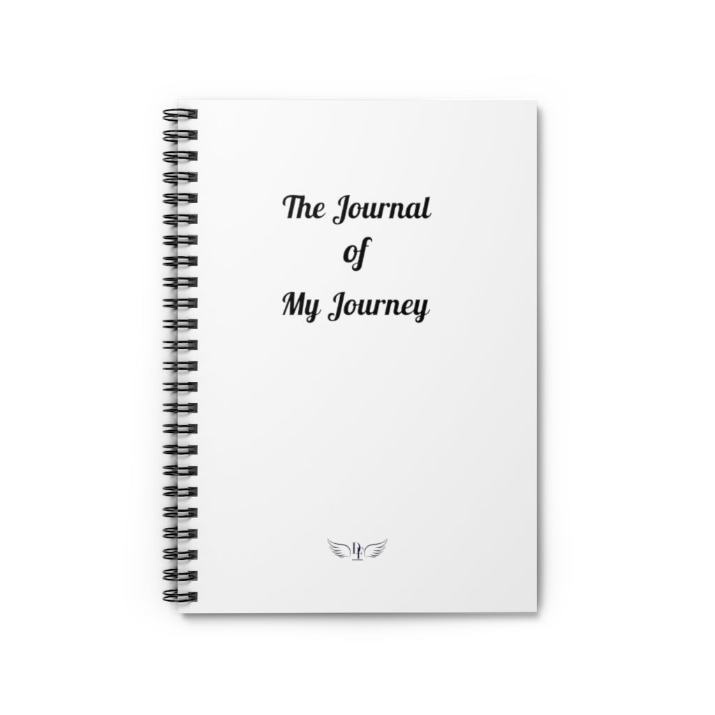 "My Journey" Notebook - White