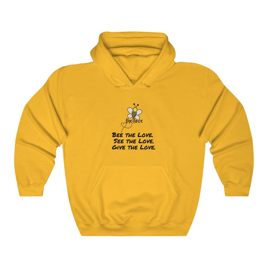 "Bee the Love" Hooded Sweatshirt - “Gold”