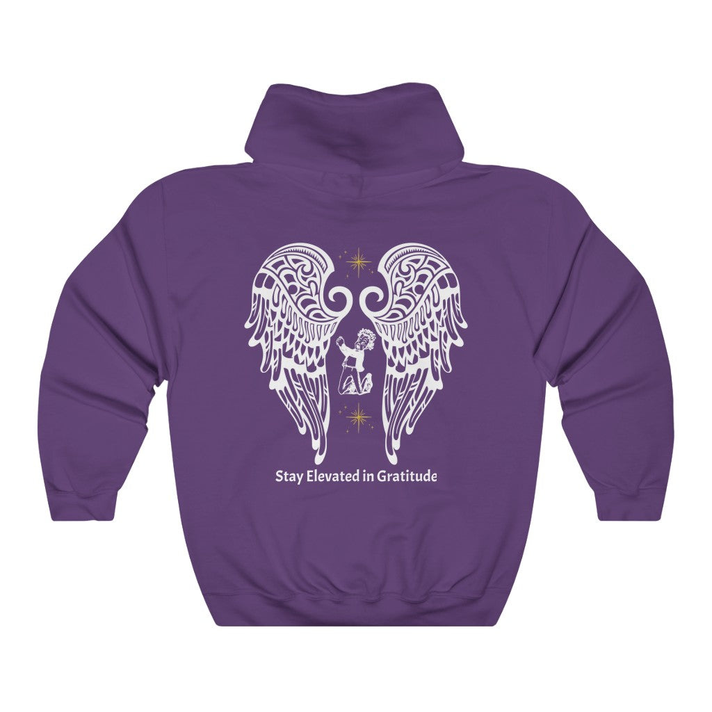 “Gratitude” Hooded Sweatshirt - “Purple”