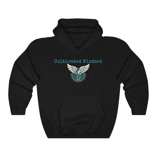 “Cultivated Mindset” Hooded Sweatshirt - “Black”