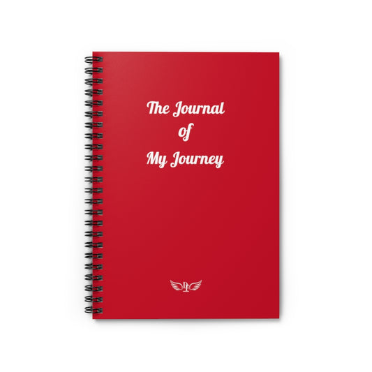 "My Journey" Notebook - Red