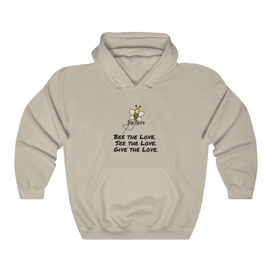 "Bee the Love" Hooded Sweatshirt - “Tan”
