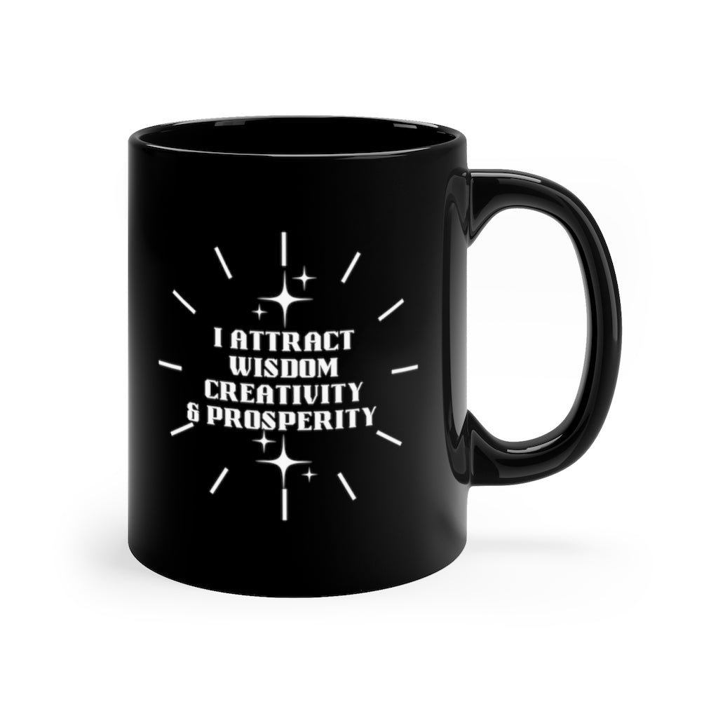 “I Attract” 11oz Black Mug