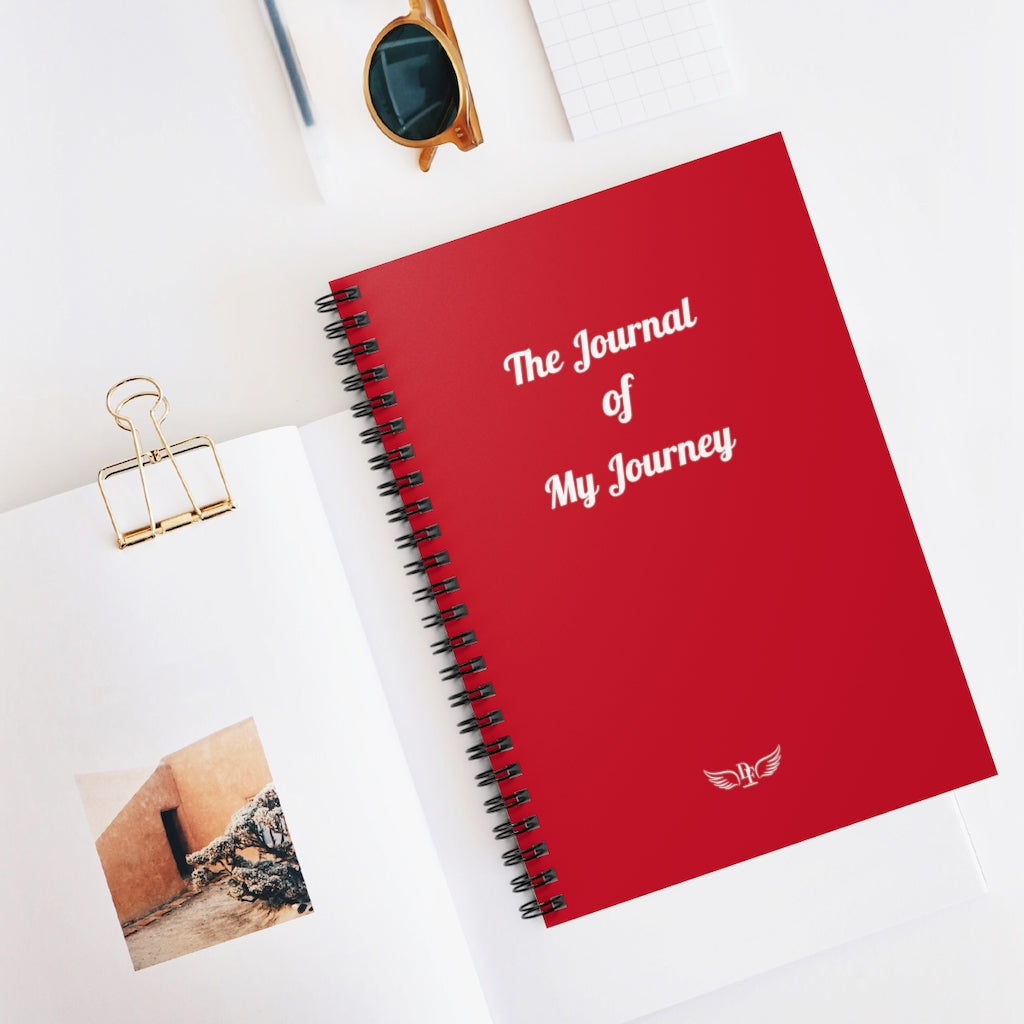 "My Journey" Notebook - Red