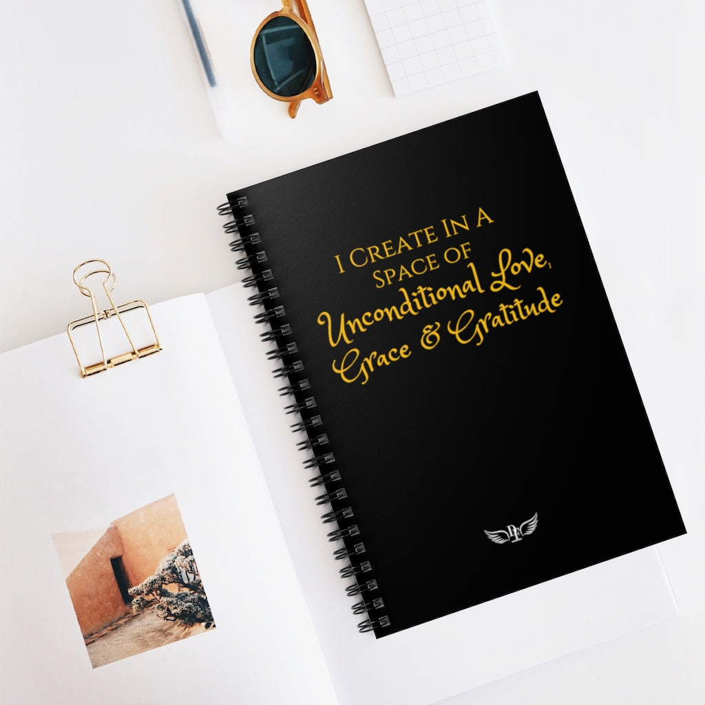 "Create Love" Notebook - Black